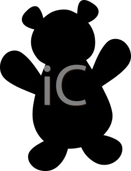 269x350 Animal Silhouette Of A Teddy Bear