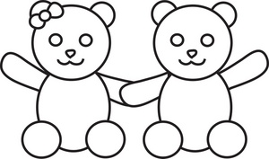 300x177 Bear Clipart Image