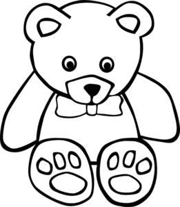 261x299 Drawn Teddy Bear Clip Art