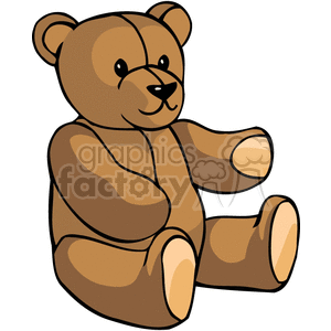 300x300 Royalty Free Teddy Bear 159166 Vector Clip Art Image