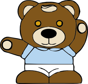 300x288 Teddy Bear Clip Art