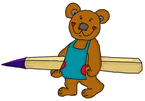 287x200 Valentines Bears Clipart,toby's Valentines Day Bear Clip Art