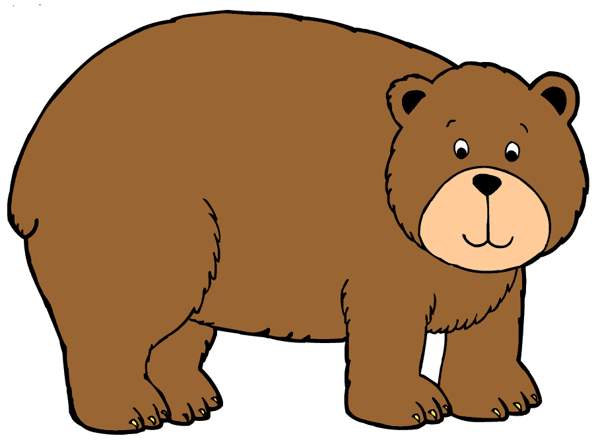 600x442 Brown Bear Clip Art