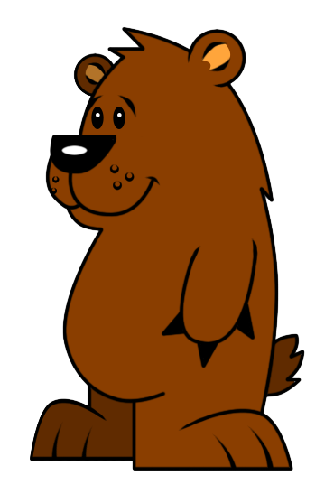 370x547 Brown Bear Clipart