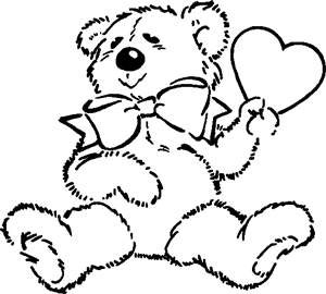 300x270 Teddy Bear Clipart Heart Clipart Panda