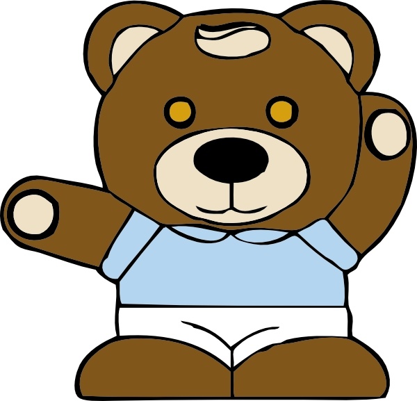 600x577 Teddy Bear Clip Art Free Vector In Open Office Drawing Svg ( Svg