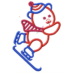 250x250 Teddy Bear Outline Embroidery Designs, Free Machine Embroidery