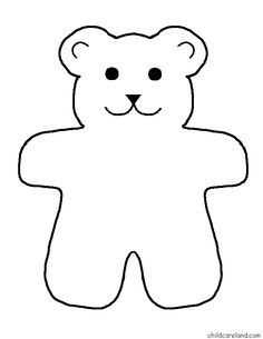 236x305 Teddy Bear Template To Print Templates Click On Picture