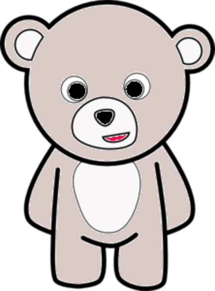 444x600 Teddy Bear Outline Md Free Images