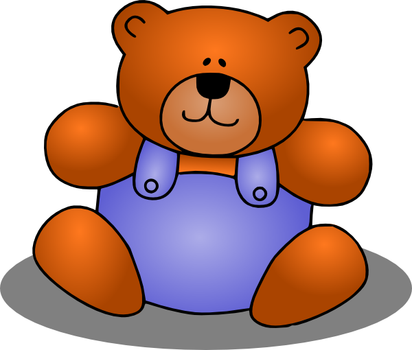 600x510 Teddy Bear Clip Art