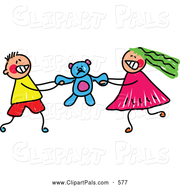 600x620 Pal Clipart Of A Pair Of Kids