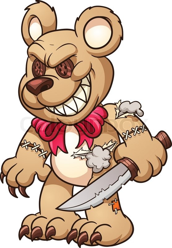 555x800 Teddy Bear Clipart Angry
