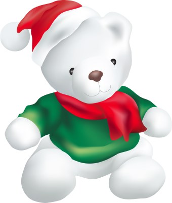 340x402 Bear Clipart Xmas