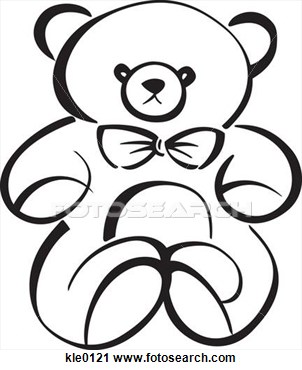 302x370 Teddy Bear Drawings Clip Art