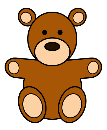 350x425 To Draw A Teddy Bear