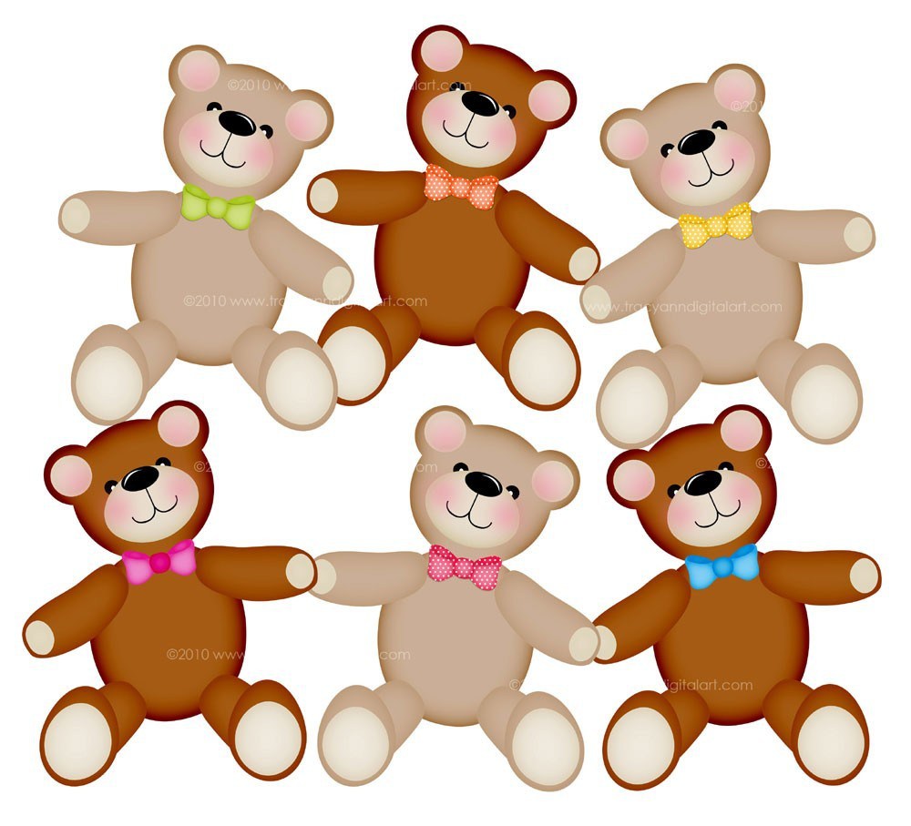 1000x907 Cartoon Teddy Bear Picnic