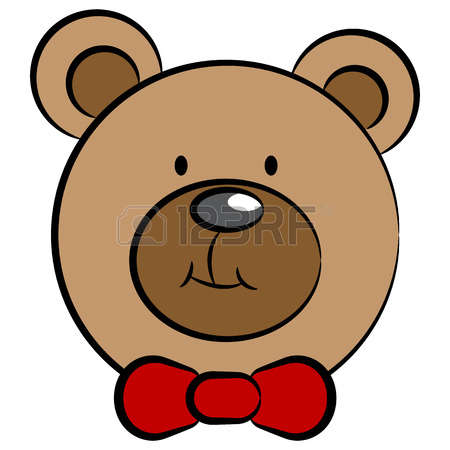 450x450 Bear Face Clipart