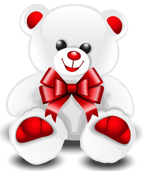 501x600 White Teddy Bear Png Clipart Picture Clipart Love