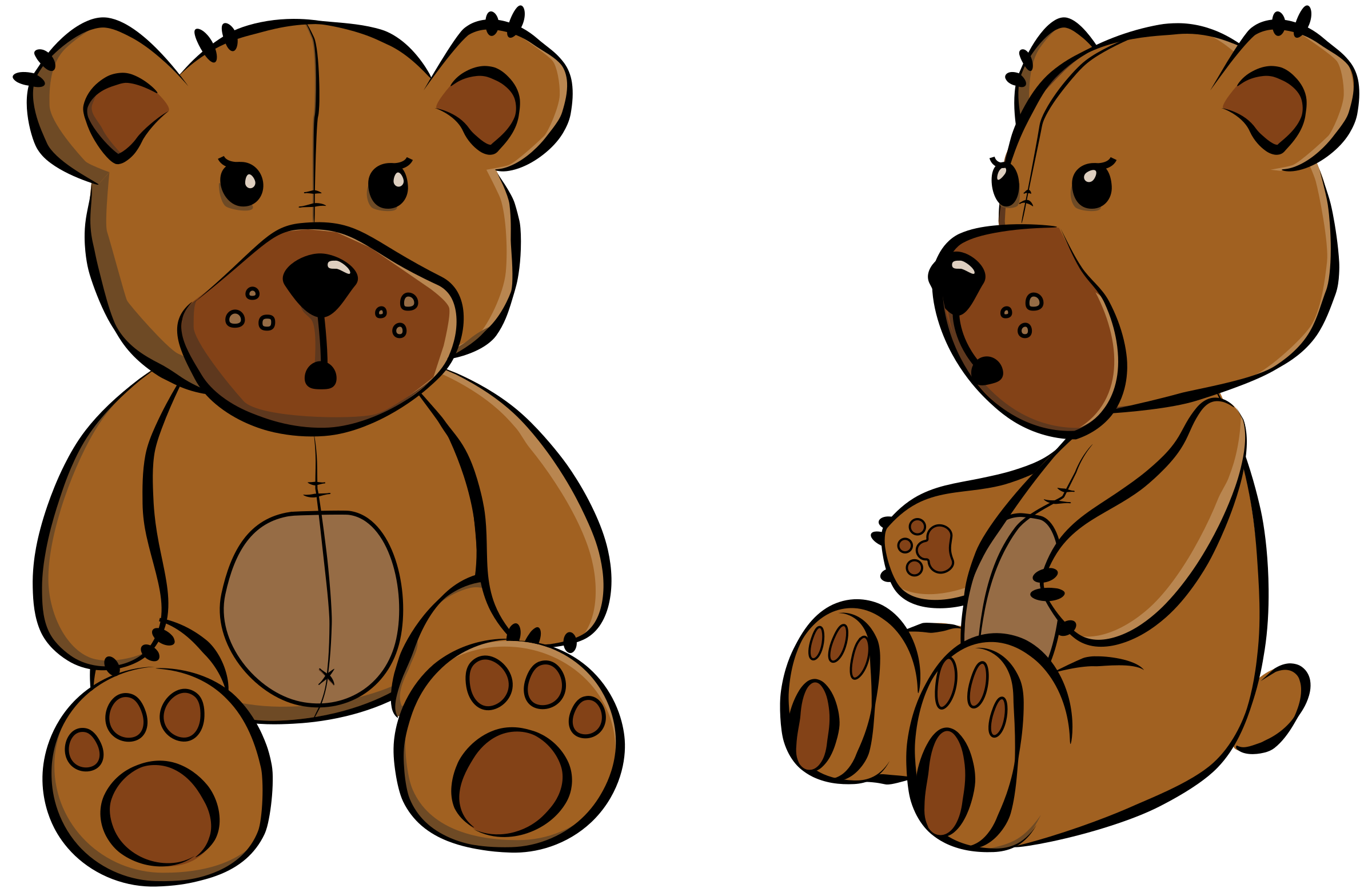 2400x1560 Teddy Bear Clipart Transparent