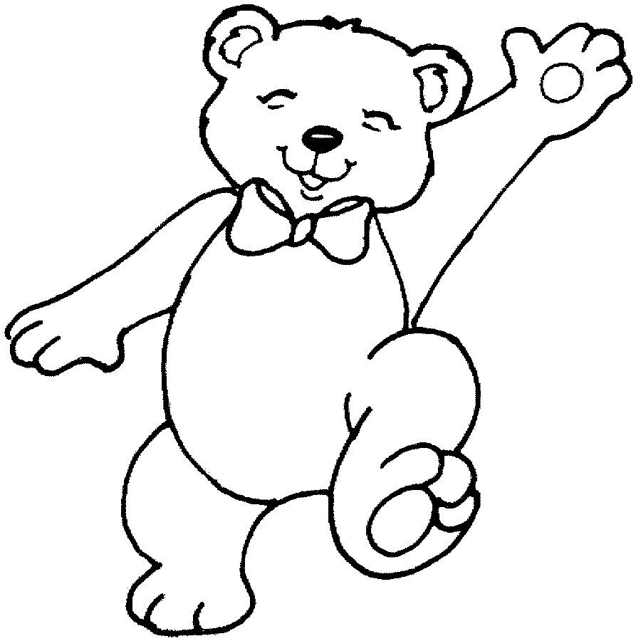 893x900 Free Printable Teddy Bear Coloring Pages For Kids