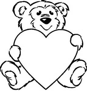 285x300 Drawn Teddy Bear Heart Outline
