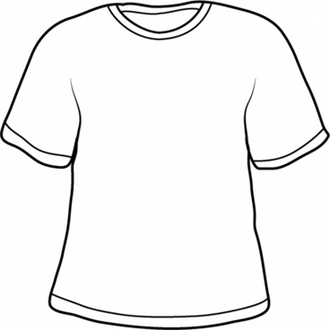 Tee Shirts Outline | Free download on ClipArtMag