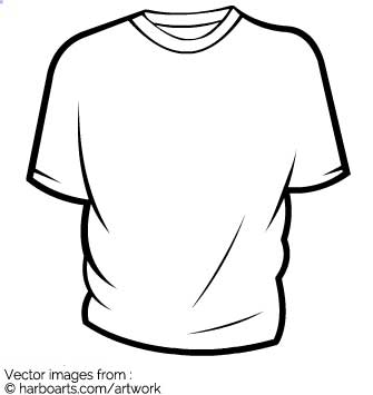 Tee Shirts Outline | Free download on ClipArtMag
