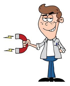 245x300 Magnet Cartoon Clipart Image