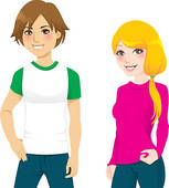 153x170 Teenage Boys Clip Art