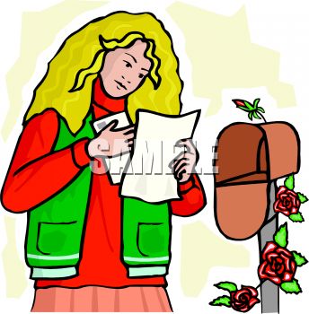 344x350 Teenage Girl Getting The Mail