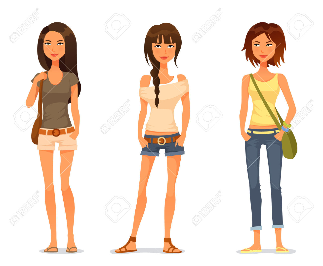 1300x1068 Girl Clipart Teenager