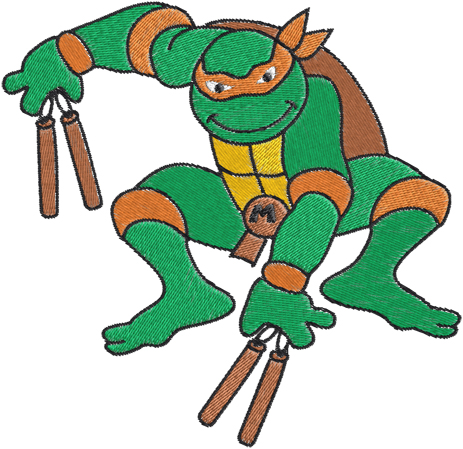 463x449 Ninja Turtles Clip Art