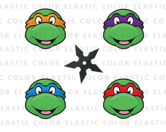 340x270 Ninja Turtle Clipart Etsy