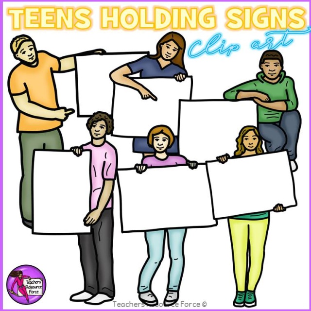 640x640 Clip Art Teenagers