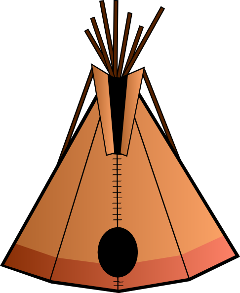 486x593 Teepee Clip Art