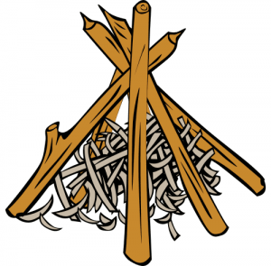 300x295 Teepee Fire Clip Art Download