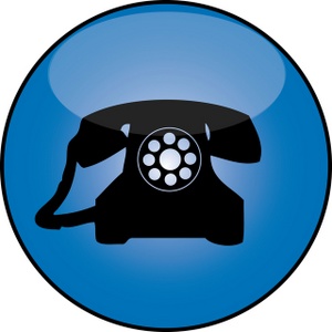 300x300 Telephone Clipart Image