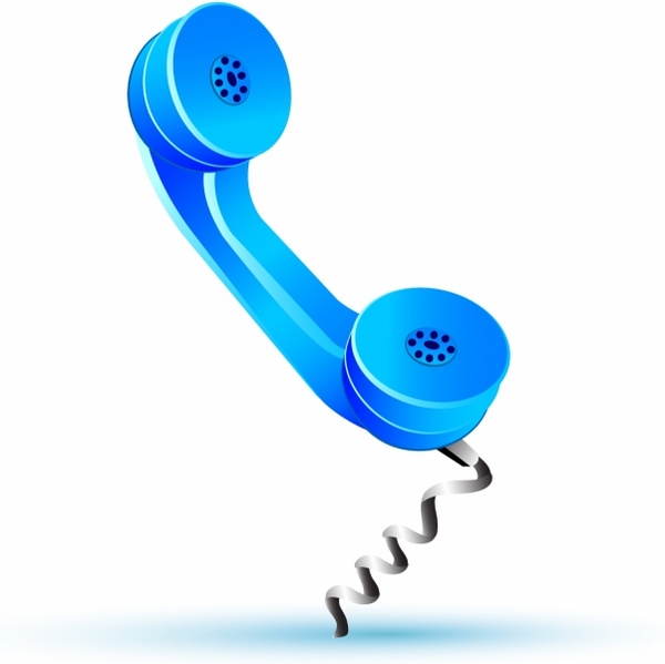 600x599 Telephone Receiver Free Vector In Adobe Illustrator Ai ( Ai