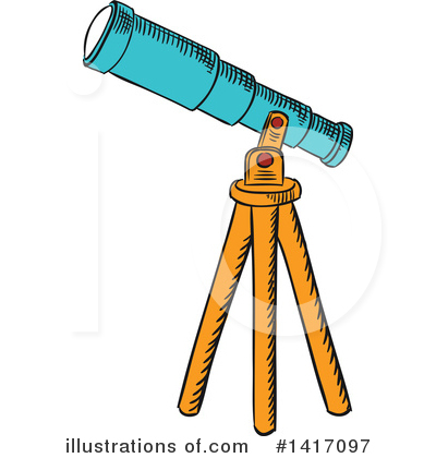 400x420 Telescope Clipart