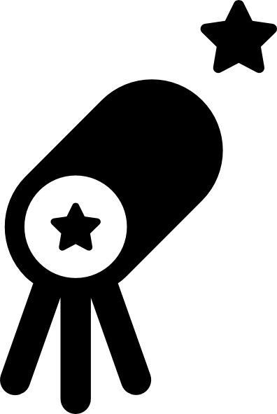 396x591 Black Telescope Clip Art