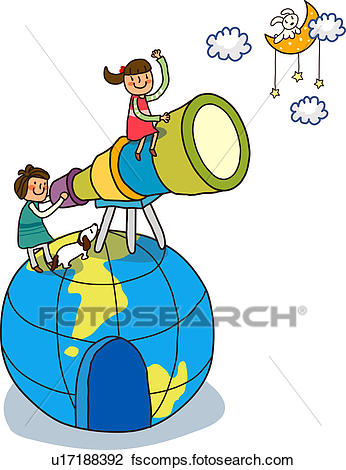 346x470 Clip Art Of Girl Looking