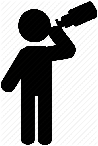 344x512 Astrology, Explorer, Silhouette, Stargazer, Telescope Icon Icon