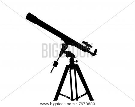 450x357 Telescope Silhouette Image Amp Photo Bigstock
