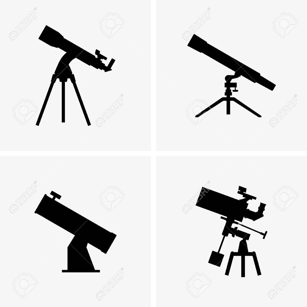 1300x1300 Telescopes Royalty Free Cliparts, Vectors, And Stock Illustration