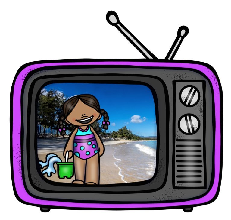 767x728 Colorful Tv Frames Clip Art Bundle (Color And Bampw)