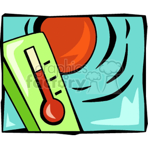 300x300 Royalty Free Summer Heat Rising The Temperature 151040 Vector Clip