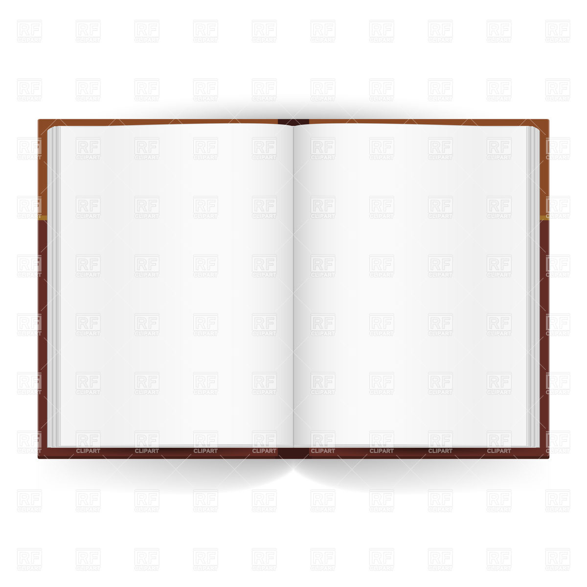1200x1200 Open Book Blank Template Royalty Free Vector Clip Art Image