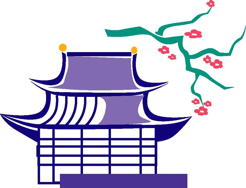 940x718 Temple Clipart Japanese House