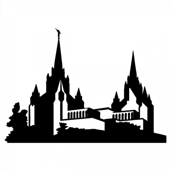 600x600 Orlando Temple With Kids Clipart