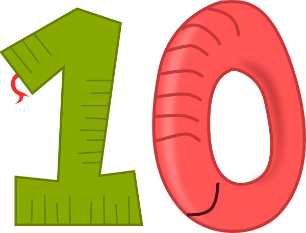 600x458 Ten Clip Art
